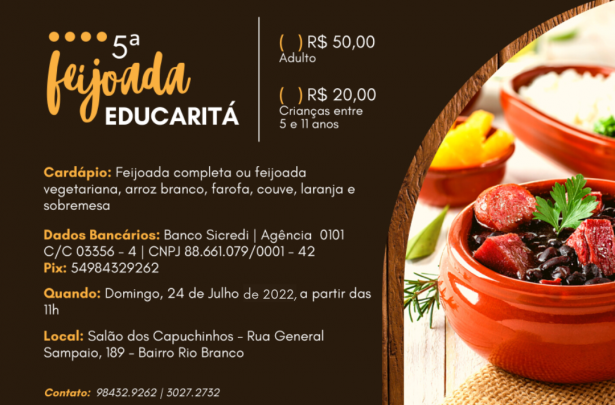 5ª Feijoada Educaritá